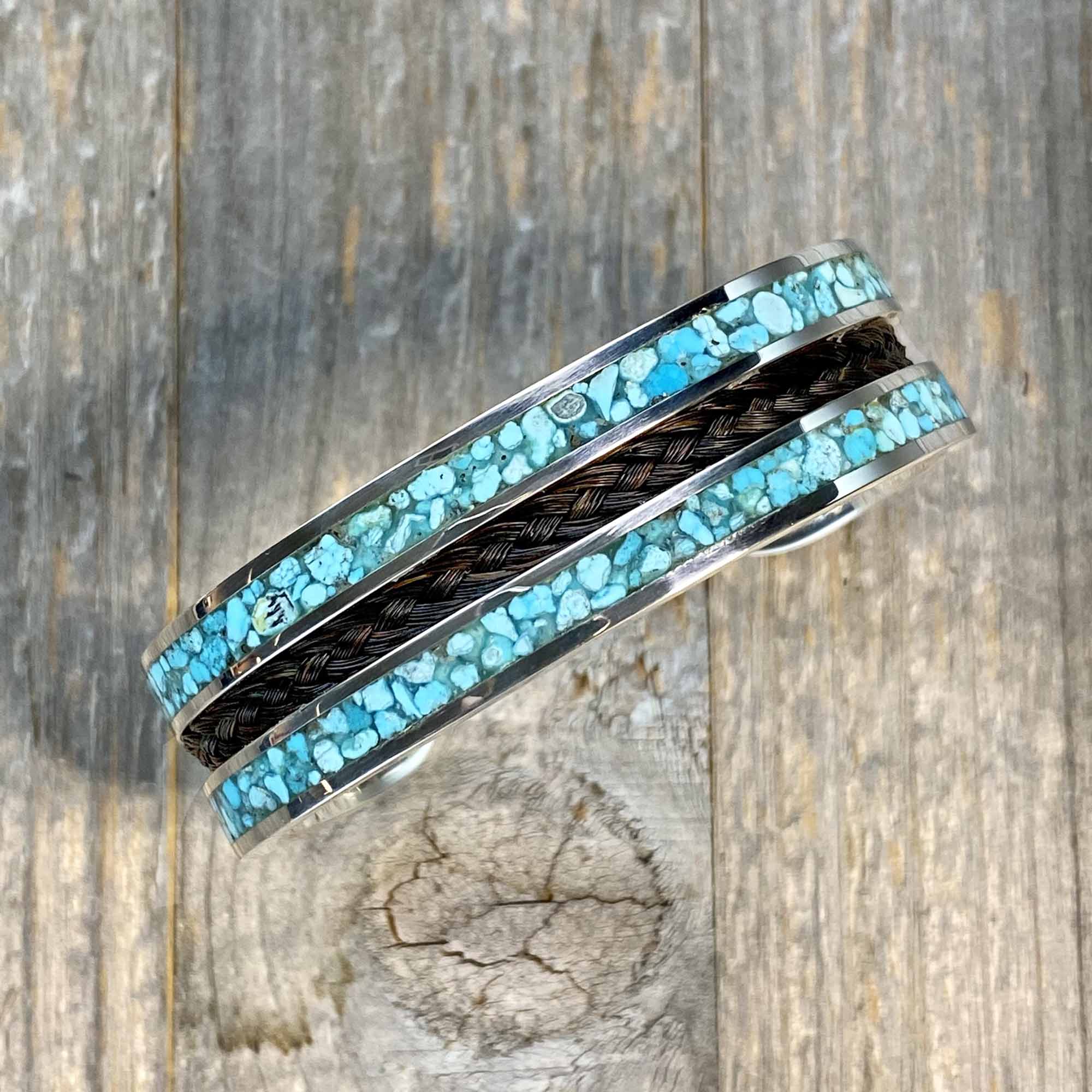 Sterling Moira Cuff Horse Hair Bracelet – Spirithorse Designs