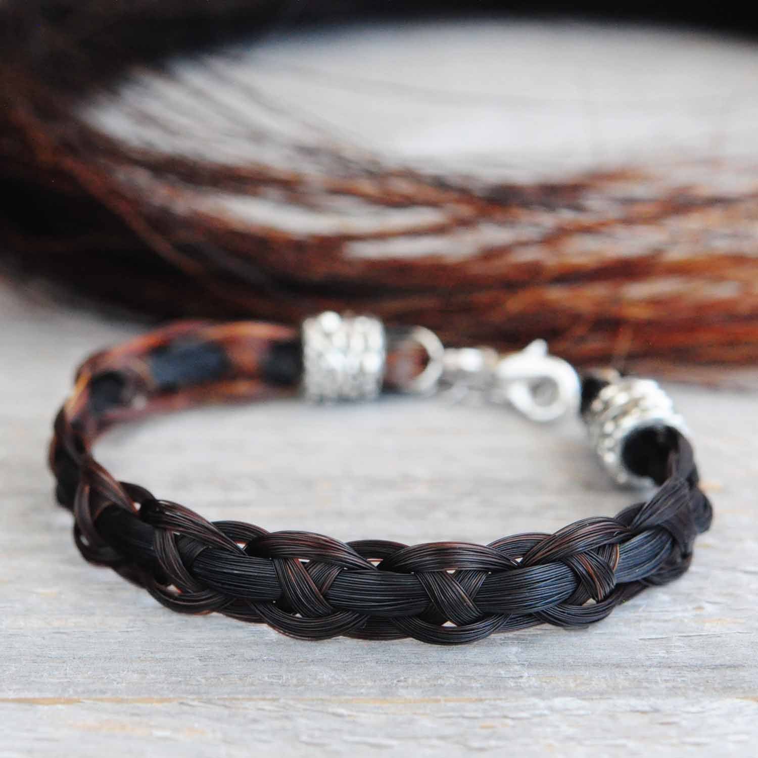 Pewter Shadow Horse Hair Bracelet – Spirithorse Designs