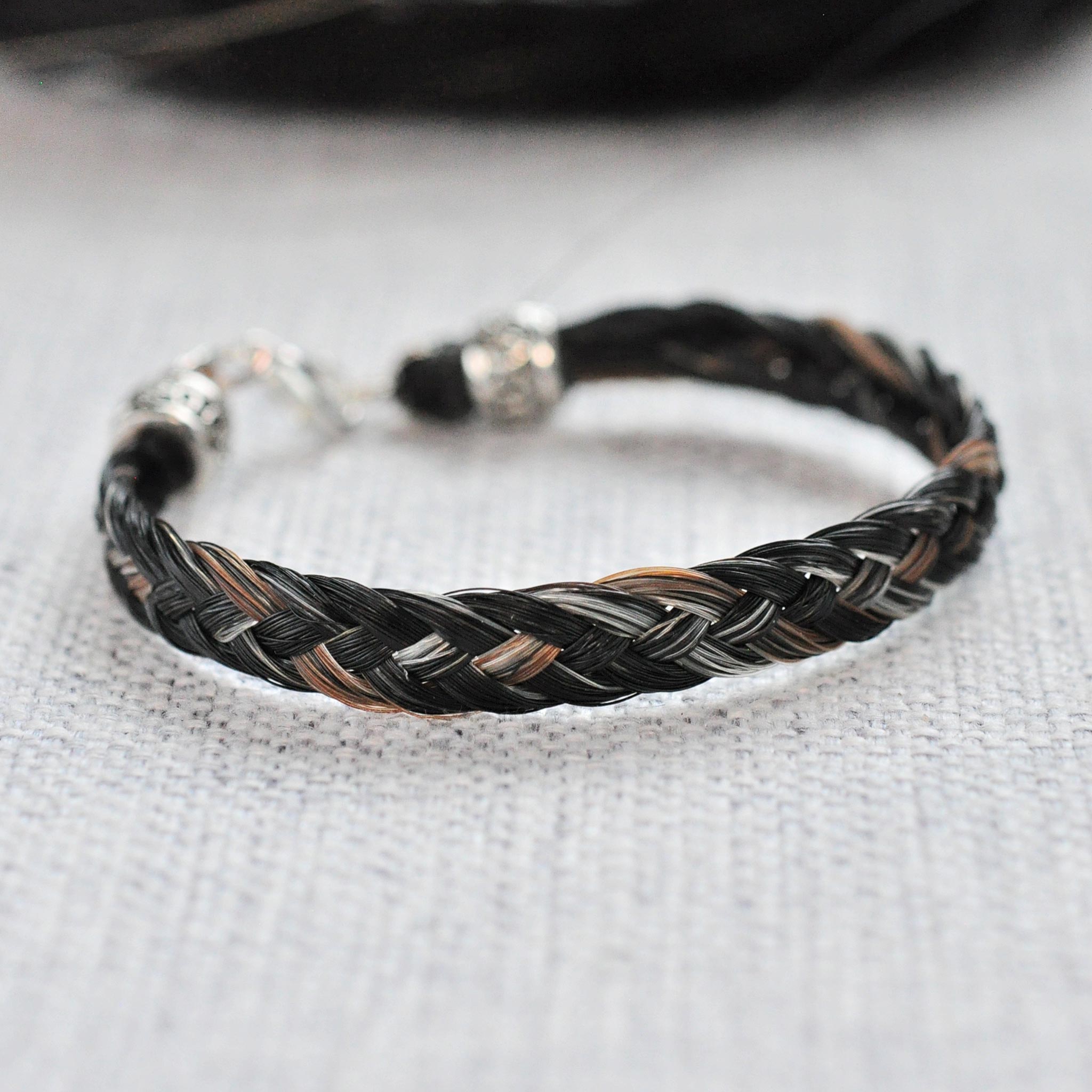 Pewter Finian Horse Hair Bracelet – Spirithorse Designs