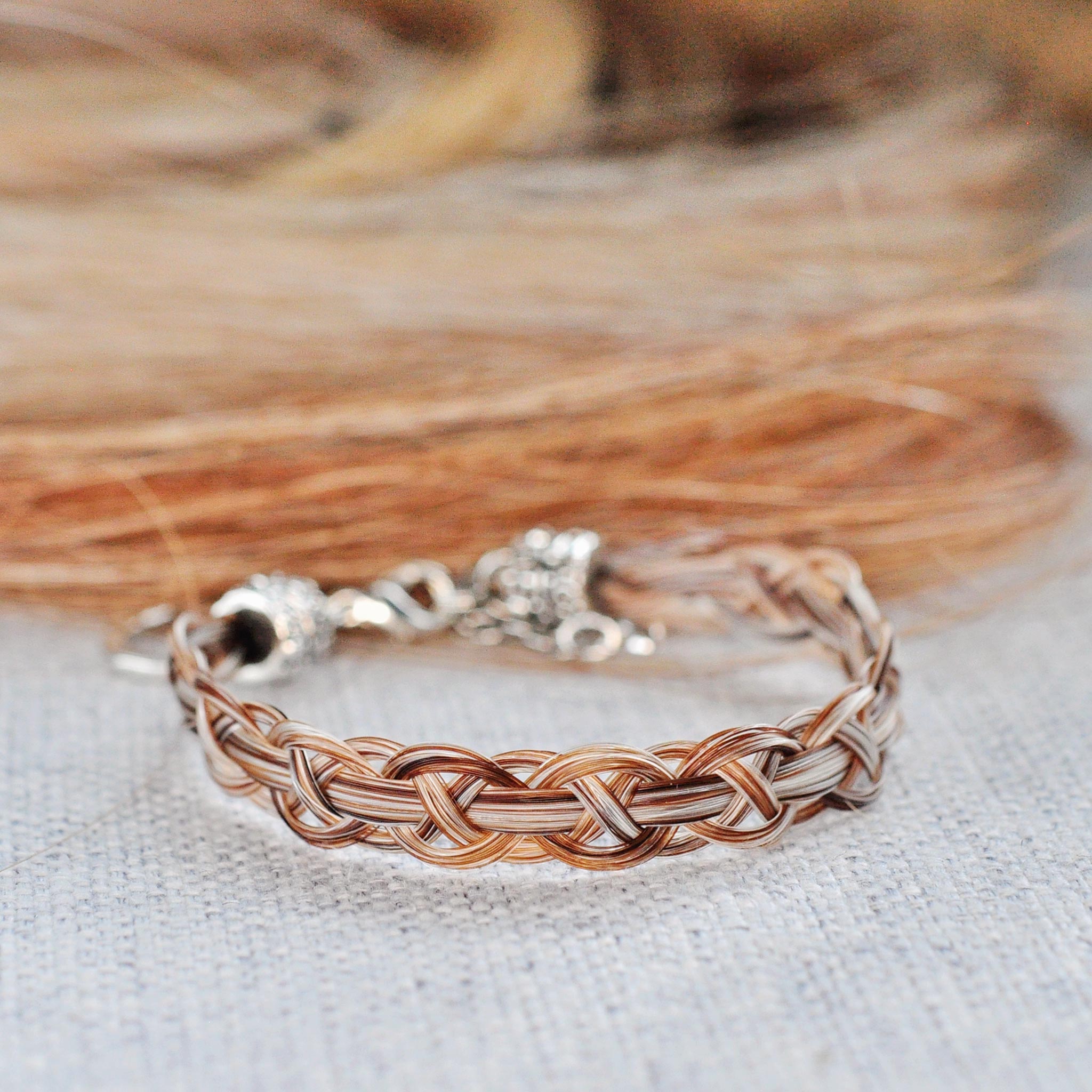 Pewter Shadow Horse Hair Bracelet – Spirithorse Designs